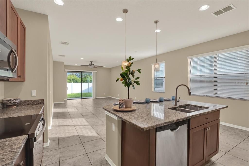 Interior, Kitchen, Pendant Lights, Recessed Lighting