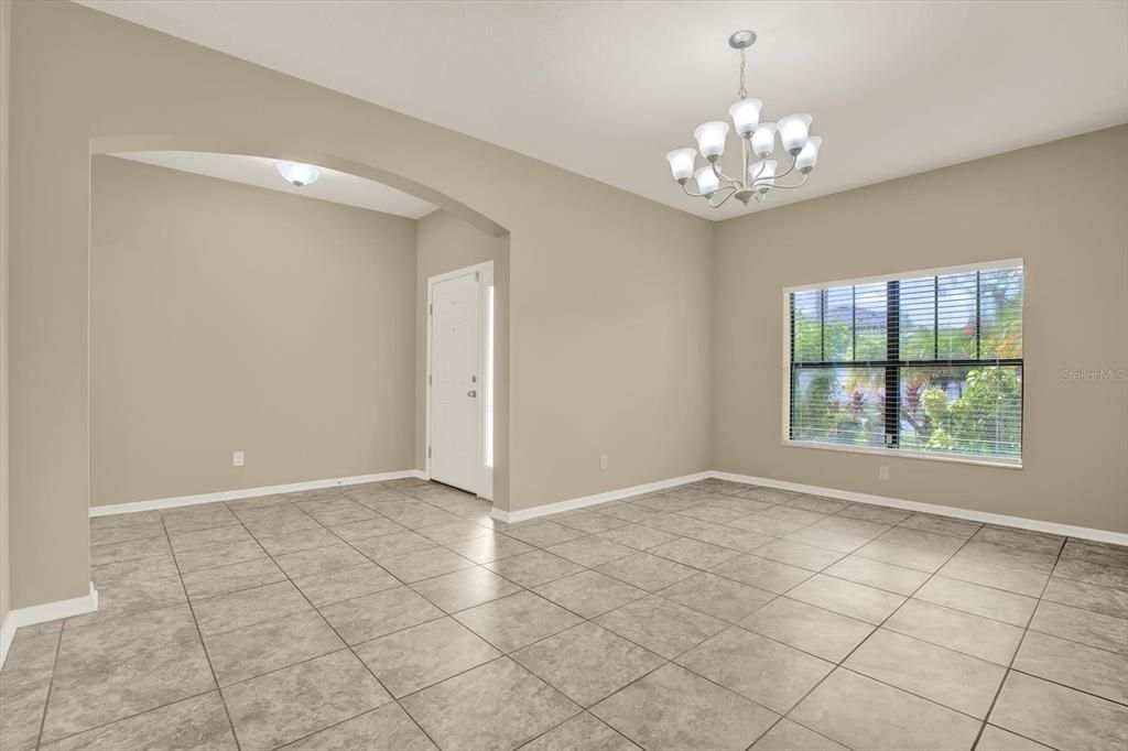 Chandelier, Empty room, Interior