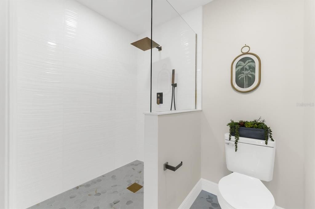 Bathroom, Glass Shower, Interior