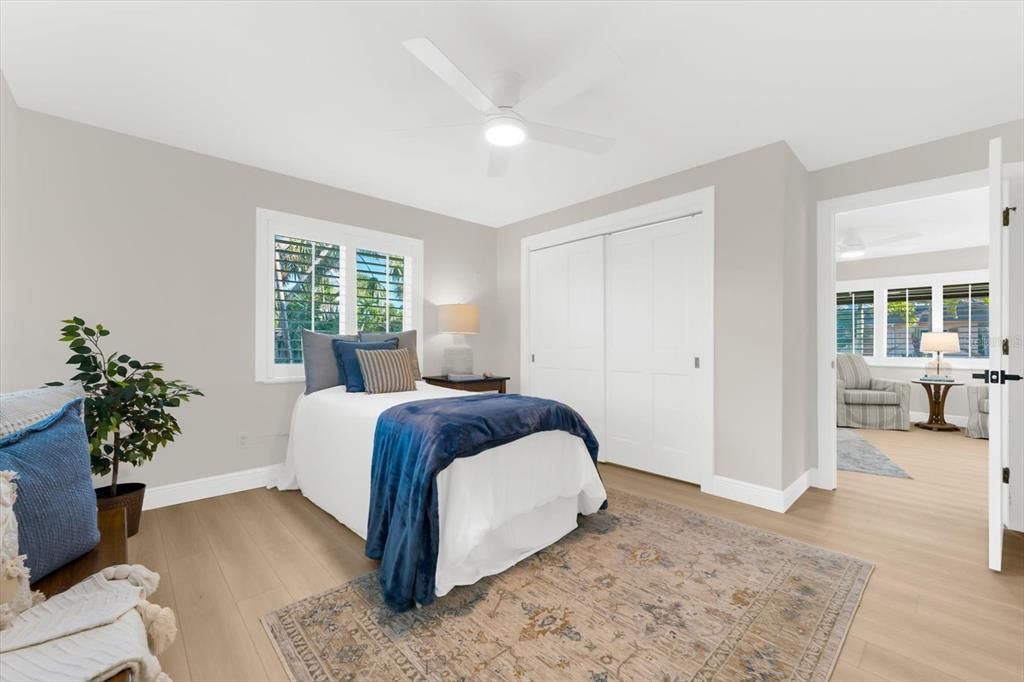 Bedroom, Interior, Wood Texture Flooring