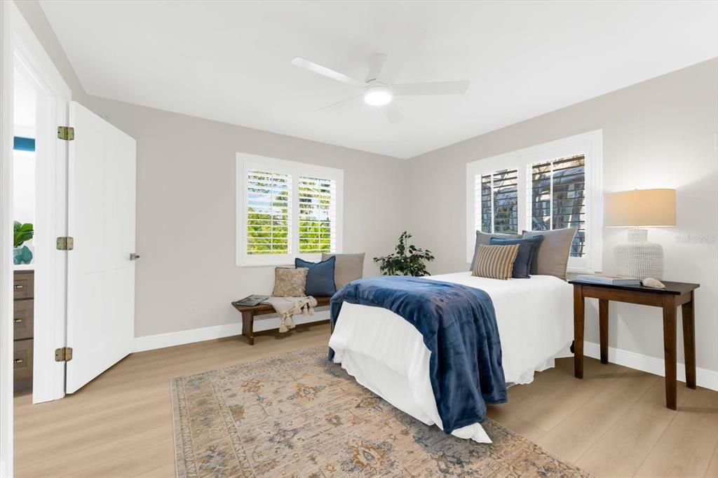 Bedroom, Interior, Wood Texture Flooring