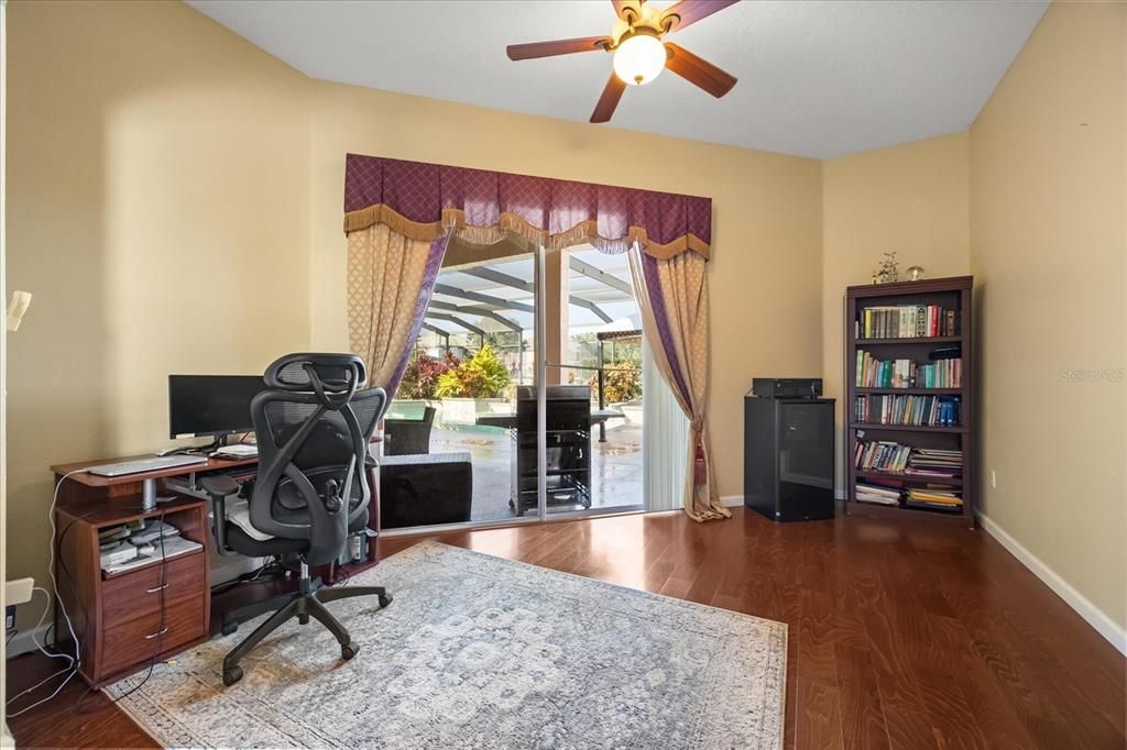 Home Office, Interior, Wood Texture Flooring