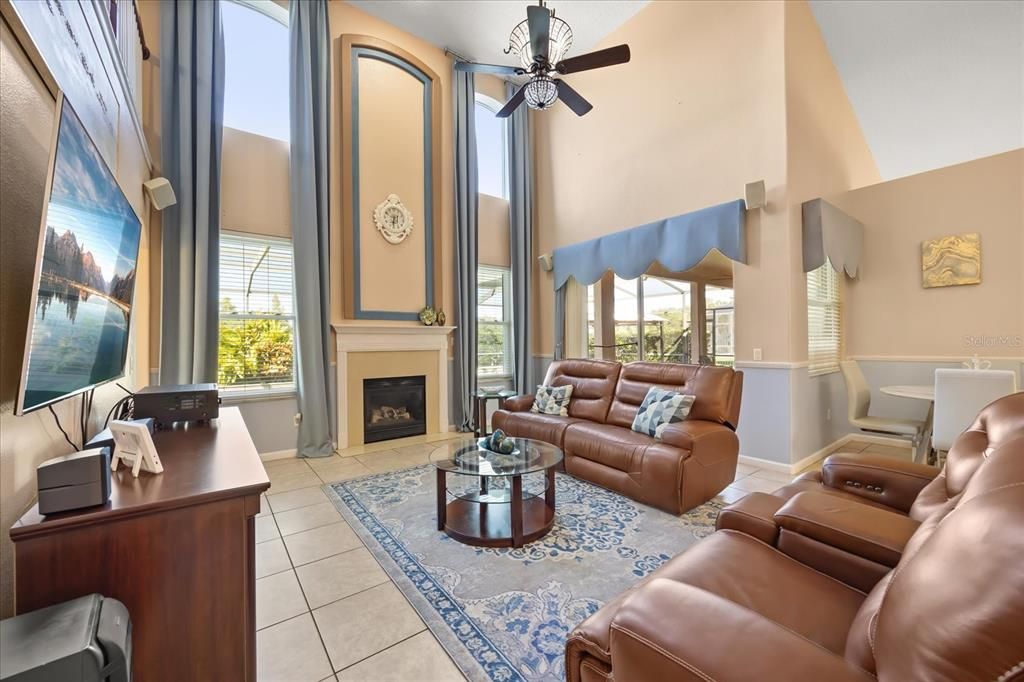 Fireplace, Interior, Living room