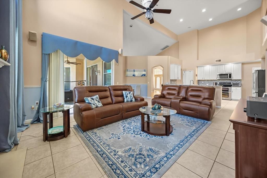 Interior, Kitchen, Living room, Recessed Lighting, Stainless Steel Appliances