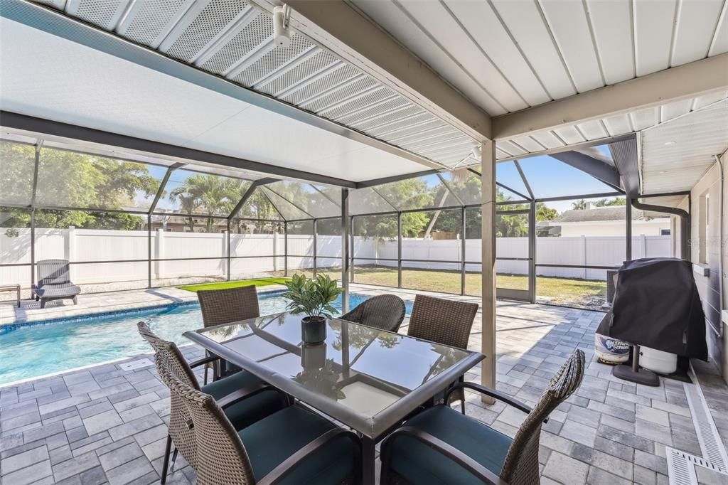 Dining room, Glass Ceilings, Interior, Pool, Sun Room