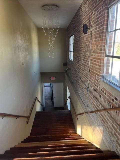 Interior, Stone Walls, Wood Texture Flooring