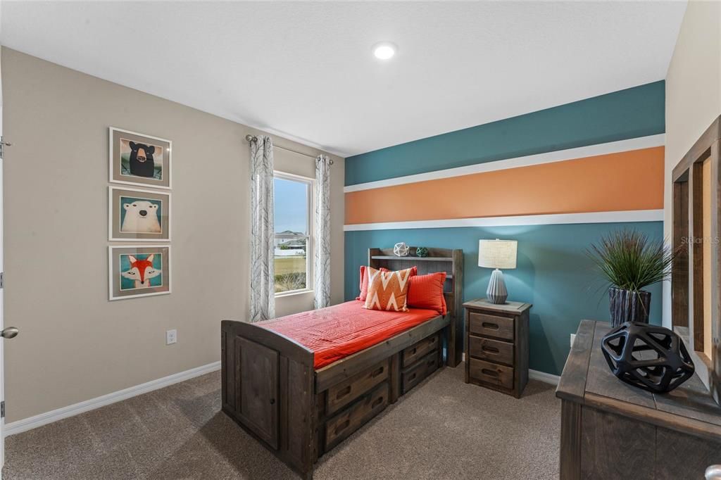 Bedroom, Interior, Recessed Lighting