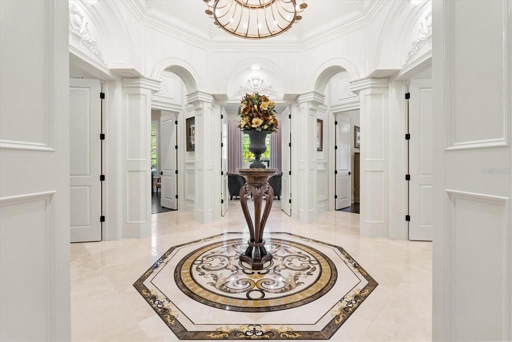 Chandelier, Interior