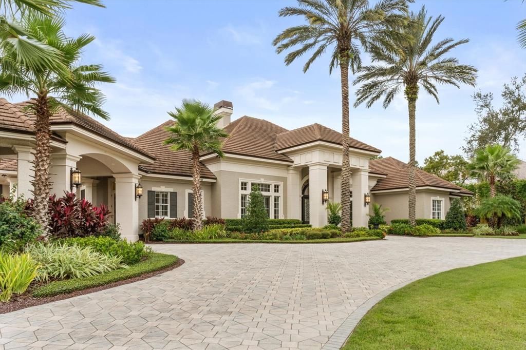 Backyard, Exterior, Facade, Mediterranean