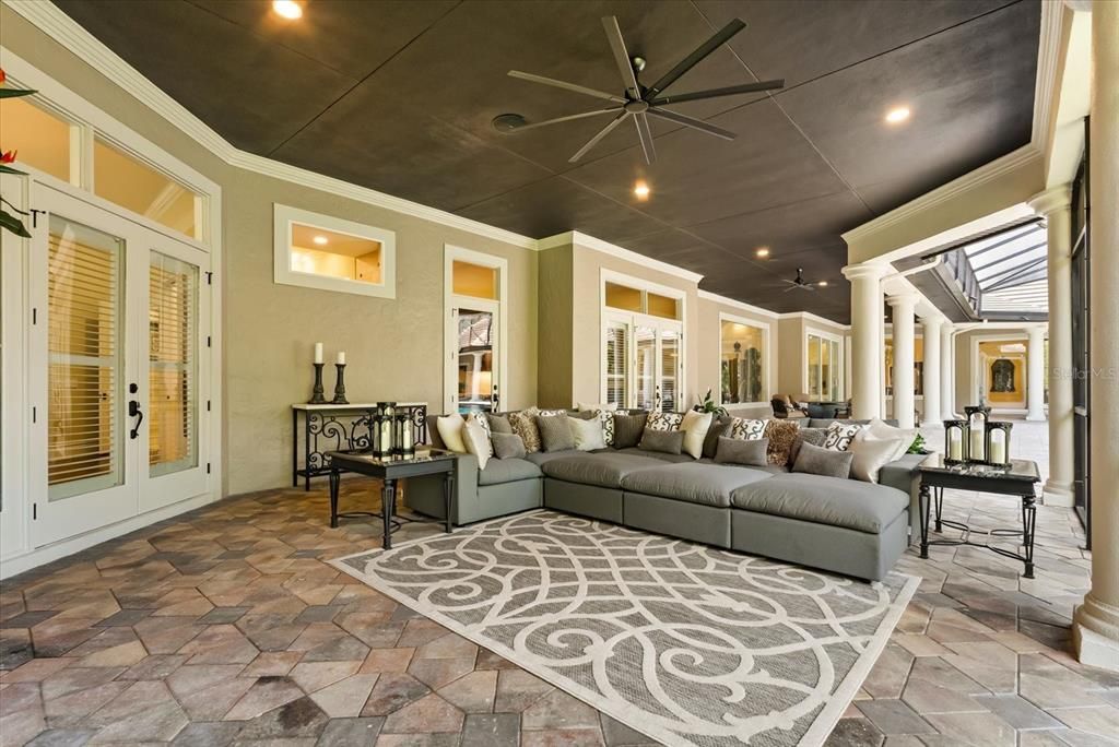 Interior, Living room, Recessed Lighting