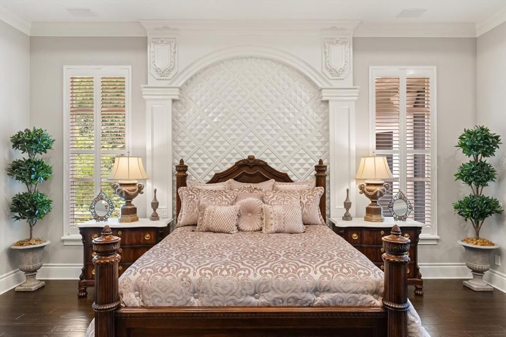 Bedroom, Interior, Wood Texture Flooring