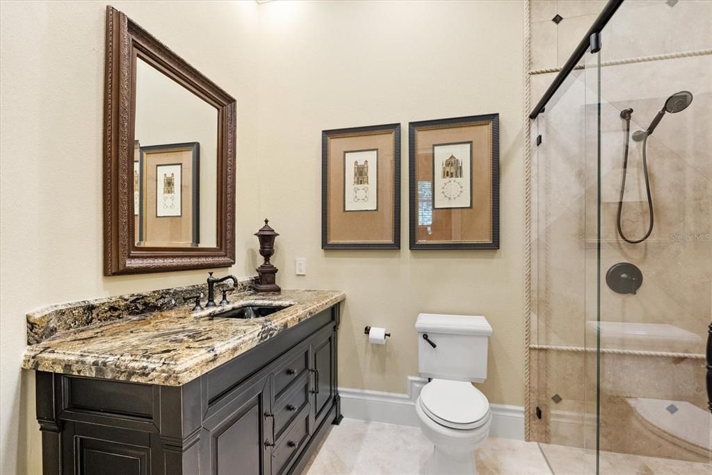 Bathroom, Glass Shower, Interior