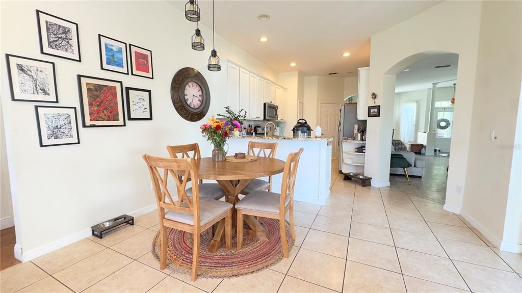 Dining room, Interior, Kitchen, Pendant Lights, Recessed Lighting