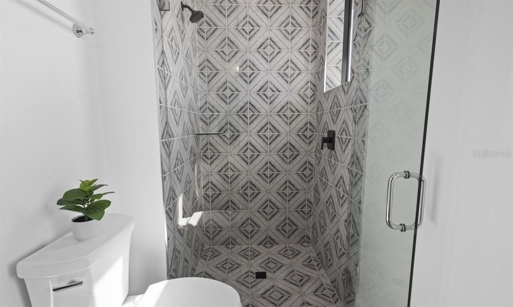 Bathroom, Glass Shower, Interior