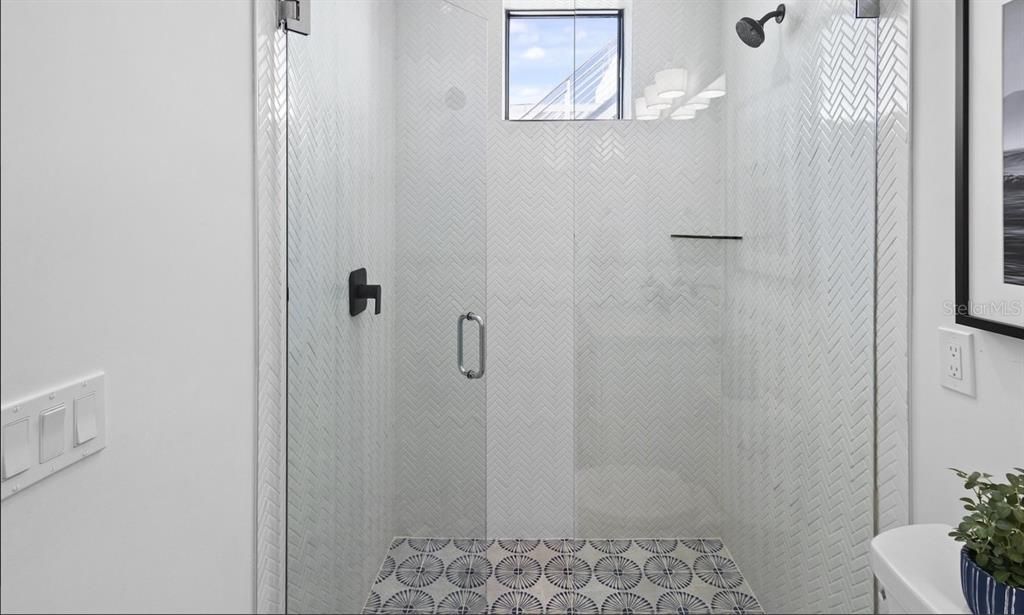 Bathroom, Glass Shower, Interior