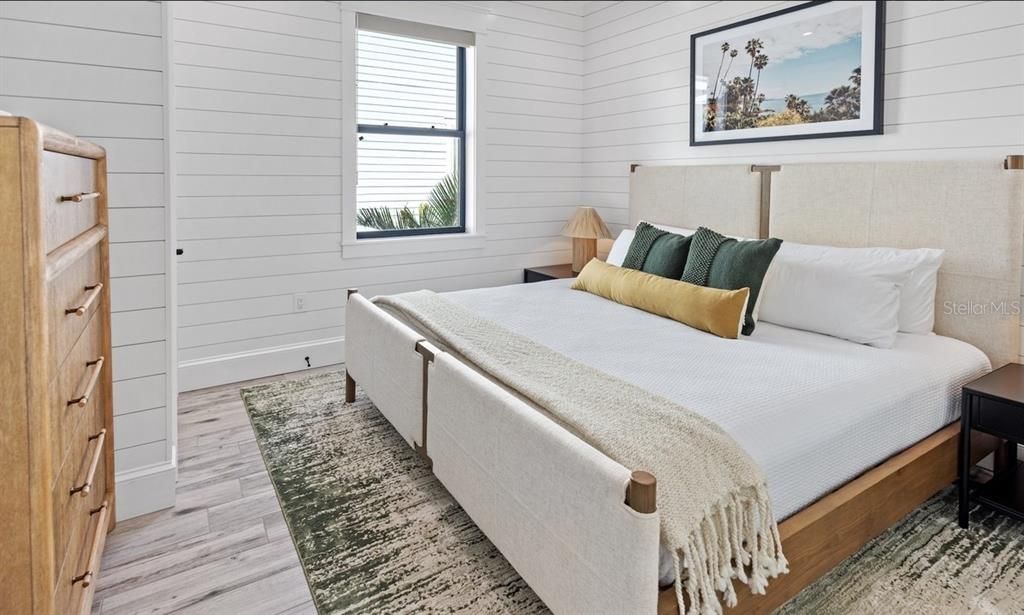 Bedroom, Interior, Wood Texture Flooring