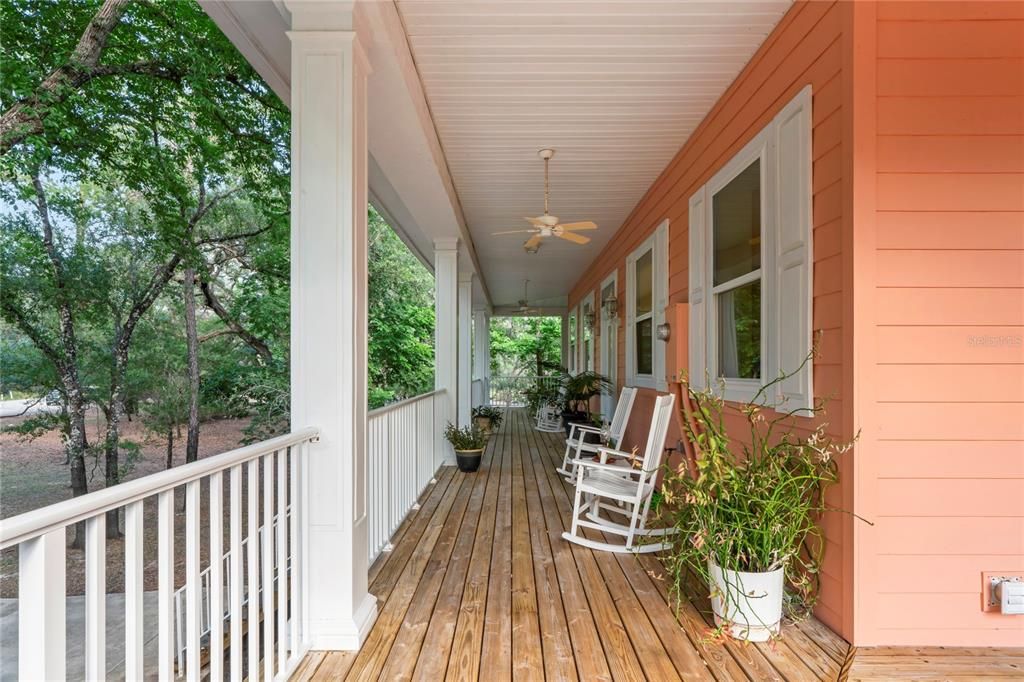 Exterior, Wood Texture Flooring