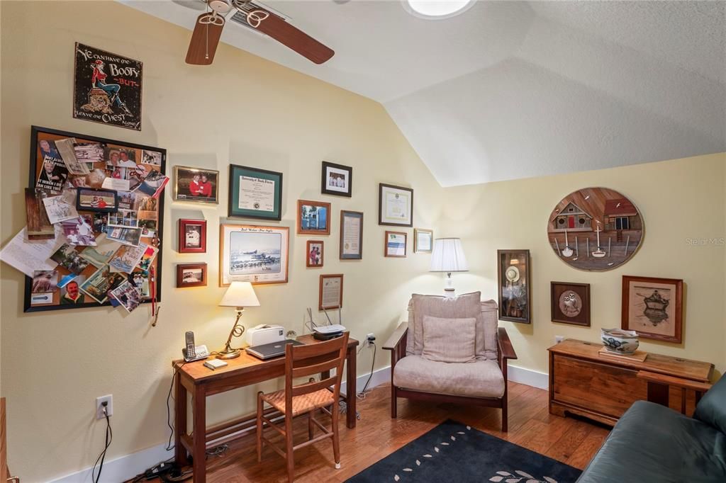 Home Office, Interior, Wood Texture Flooring