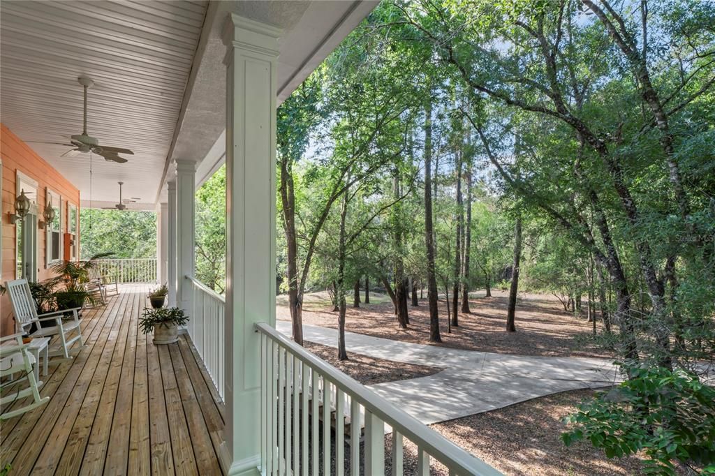 Exterior, Wood Texture Flooring