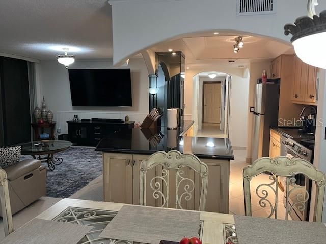 Interior, Kitchen, Living room