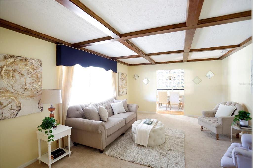 Interior, Wooden Beams