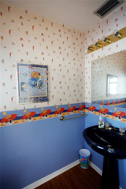 Bathroom, Interior, Wood Texture Flooring