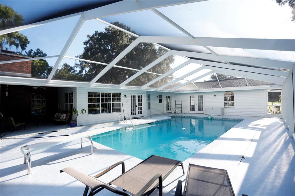 Glass Ceilings, Interior, Pool, Sun Room