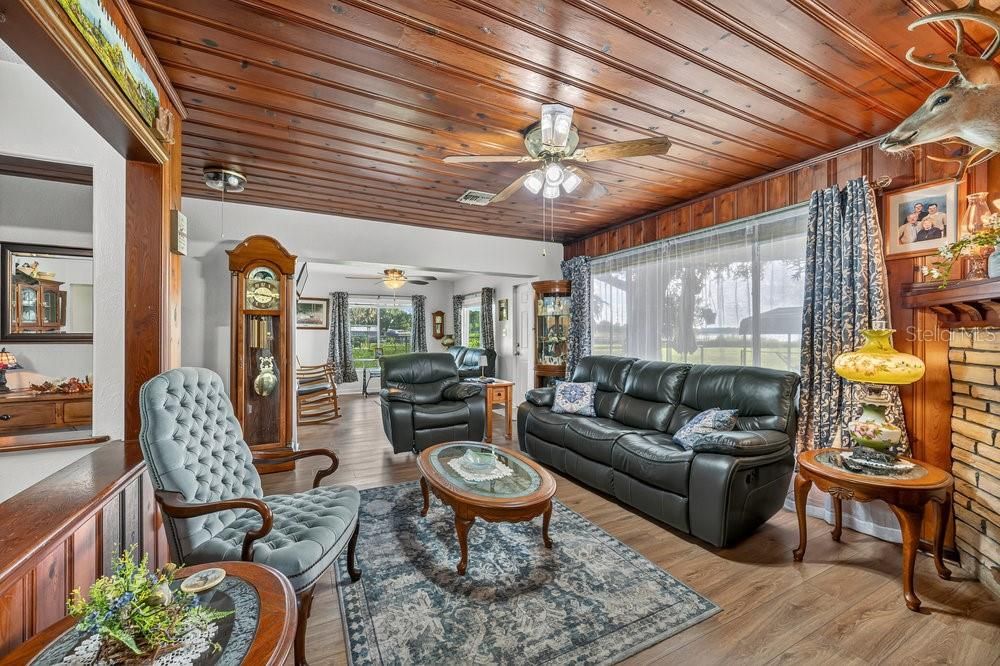 Interior, Living room, Wooden Ceilings, Wood Texture Flooring