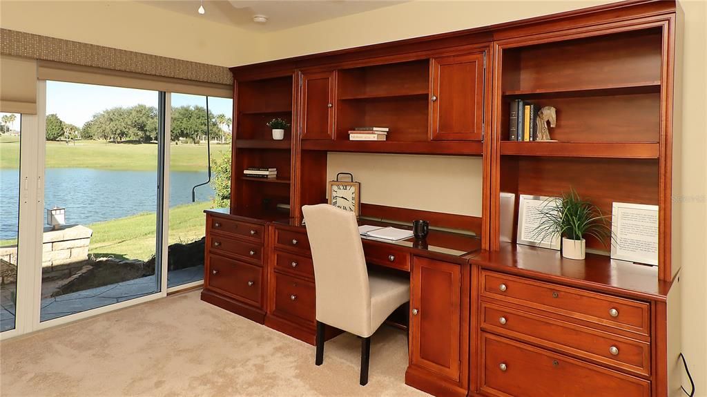 Home Office, Interior, Recessed Lighting, Water