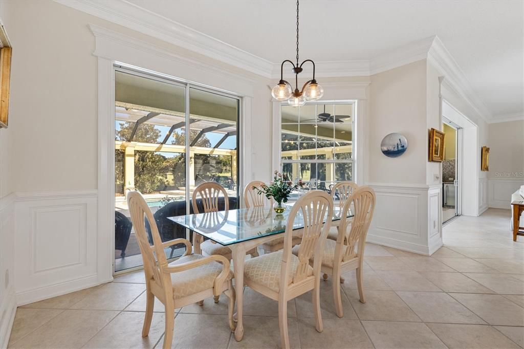 Dining room, Interior, Pendant Lights, Sun Room