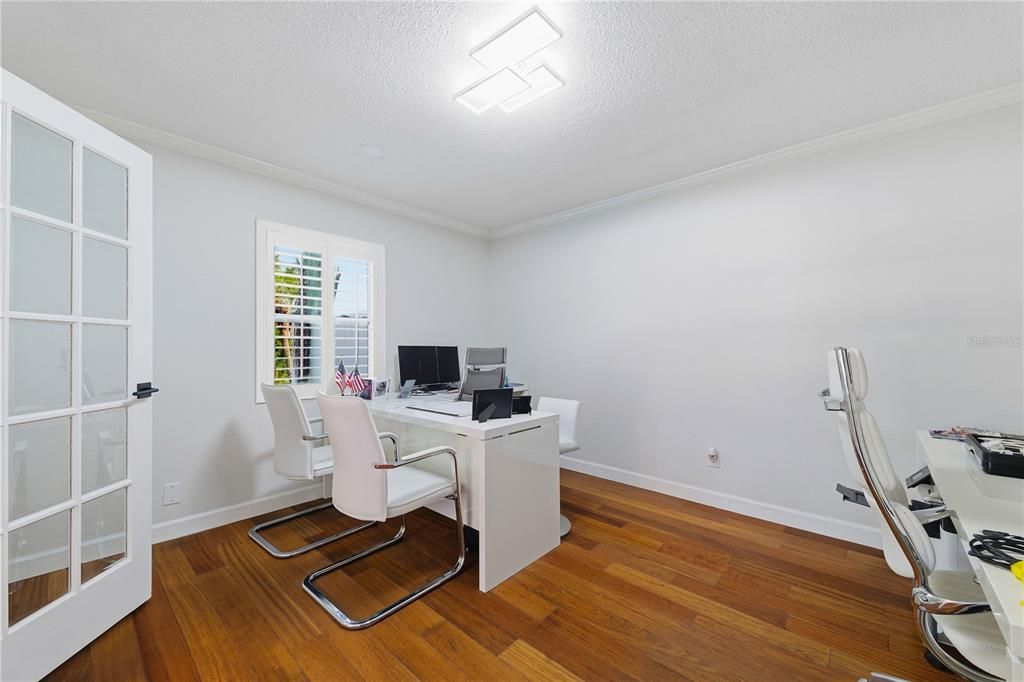 Home Office, Interior, Wood Texture Flooring
