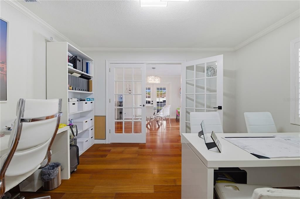 Home Office, Interior, Wood Texture Flooring