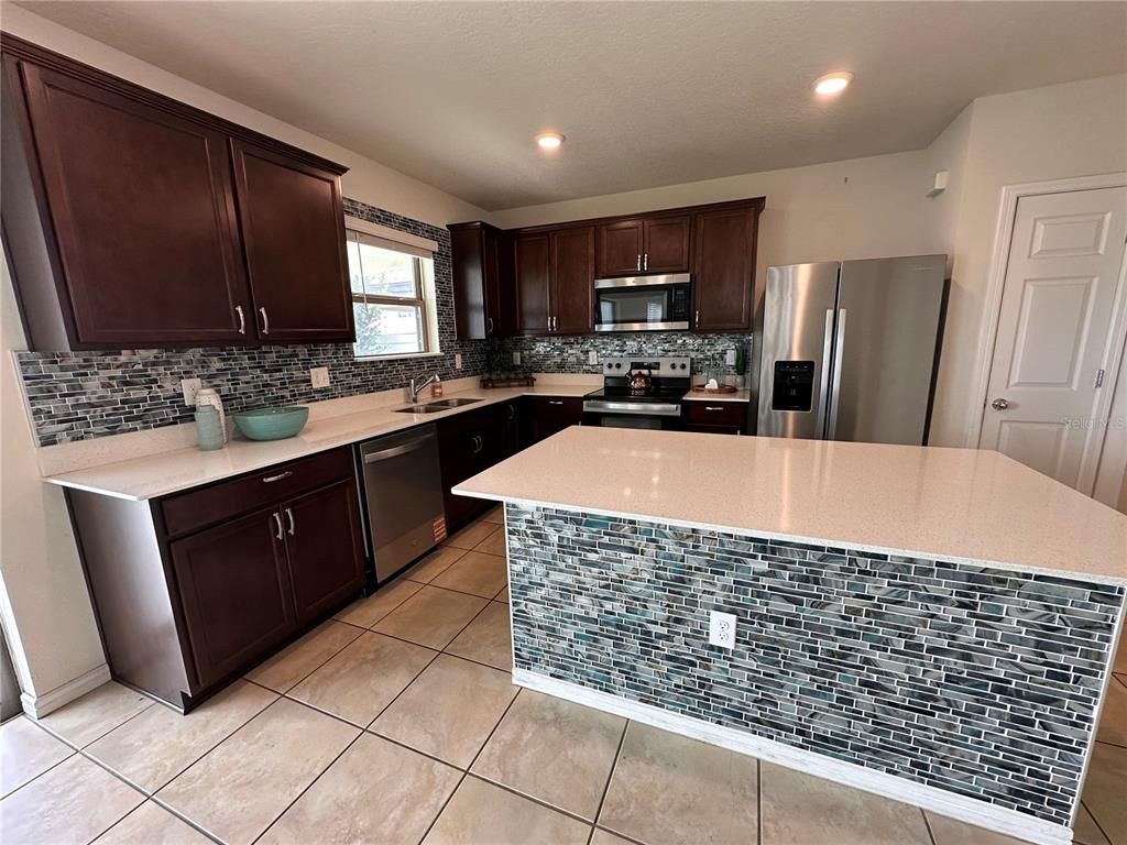 Interior, Kitchen, Recessed Lighting, Stainless Steel Appliances