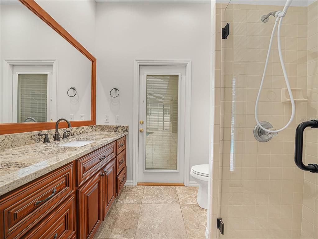 Bathroom, Dual Sink Vanities, Glass Shower, Interior