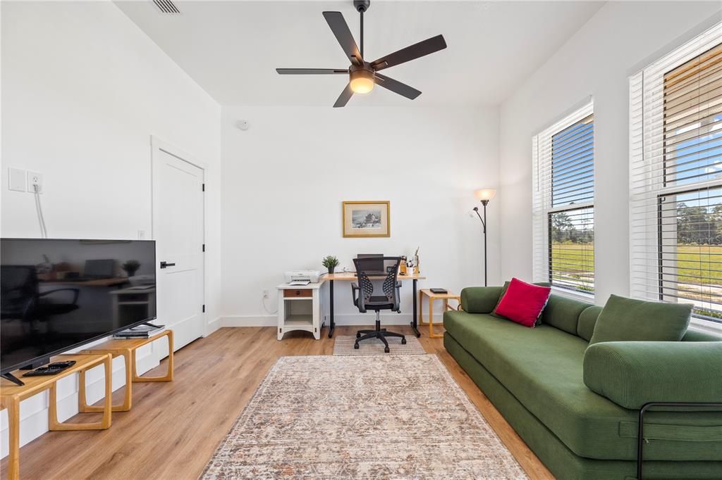 Home Office, Interior, Wood Texture Flooring