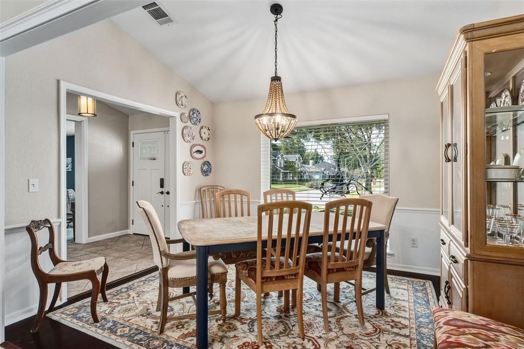 Dining room, Interior, Pendant Lights