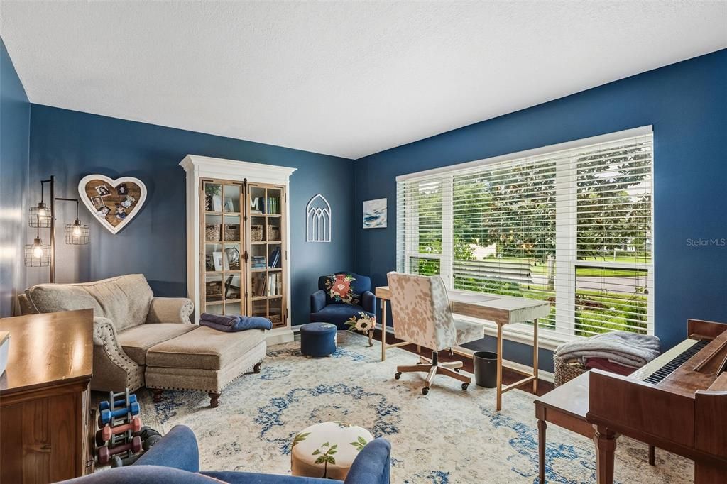 Home Office, Interior, Living room, Piano