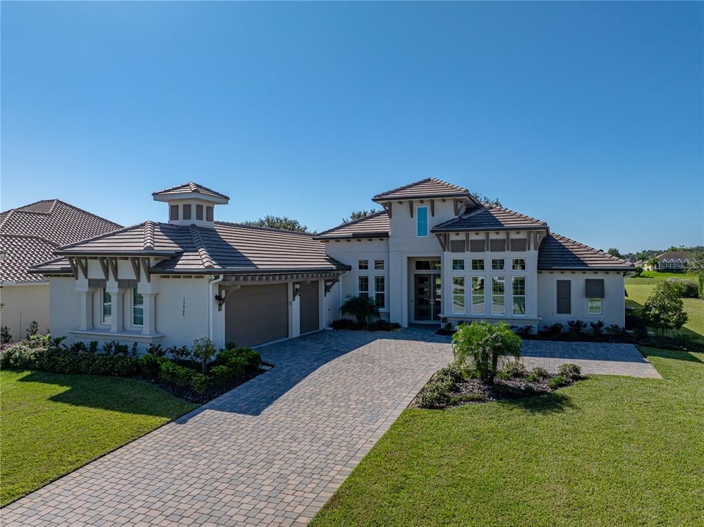 Attached, Backyard, Exterior, Facade, Mediterranean