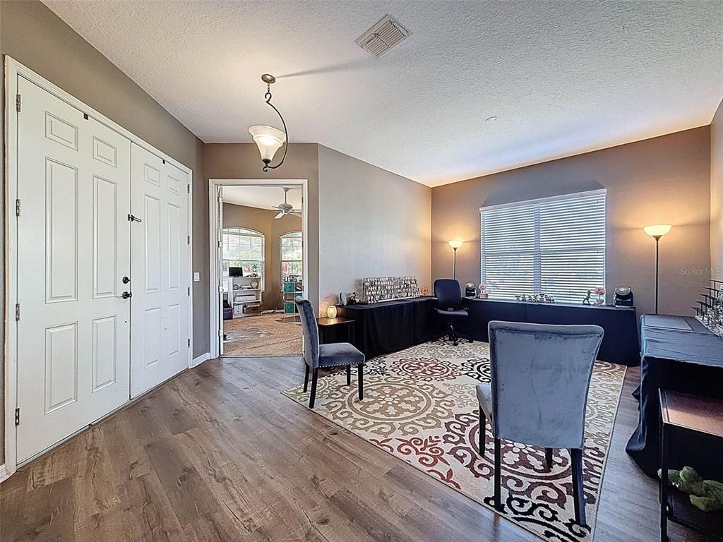Home Office, Interior, Wood Texture Flooring