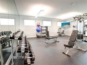 Fitness Equipment, Gym, Interior, Recessed Lighting