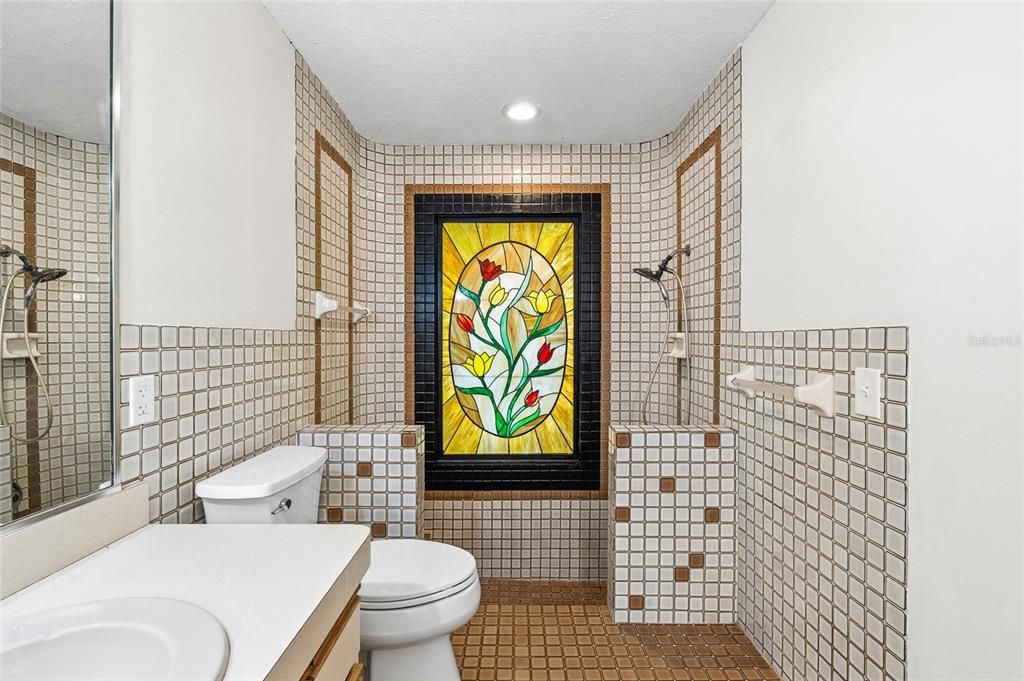 Bathroom, Interior, Recessed Lighting