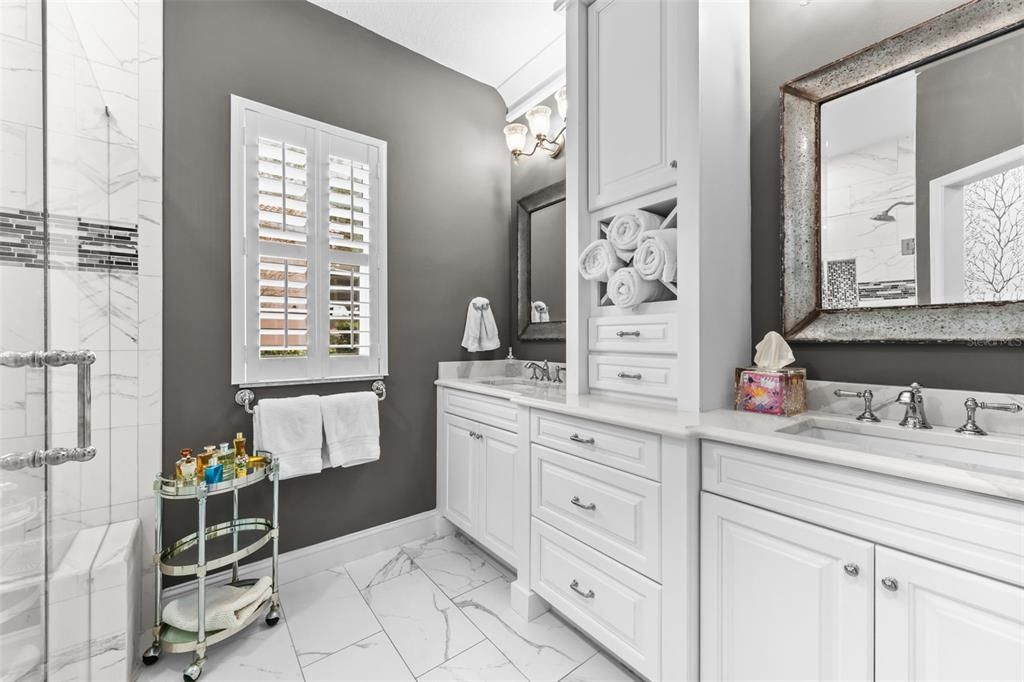 Bathroom, Interior, Marble, Marble Walls