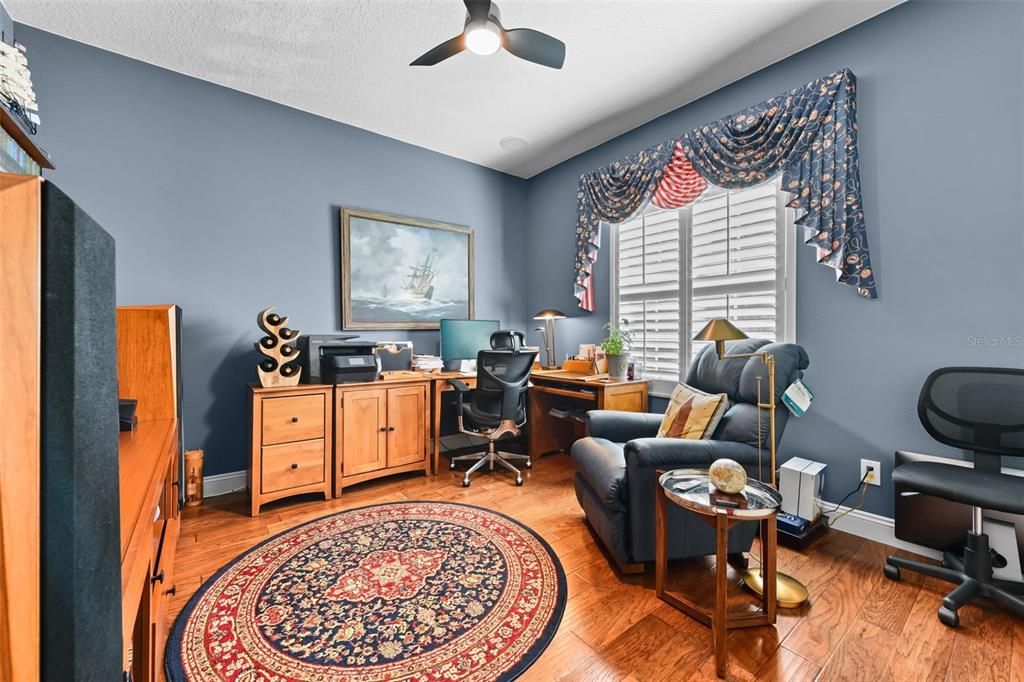 Home Office, Interior, Wood Texture Flooring