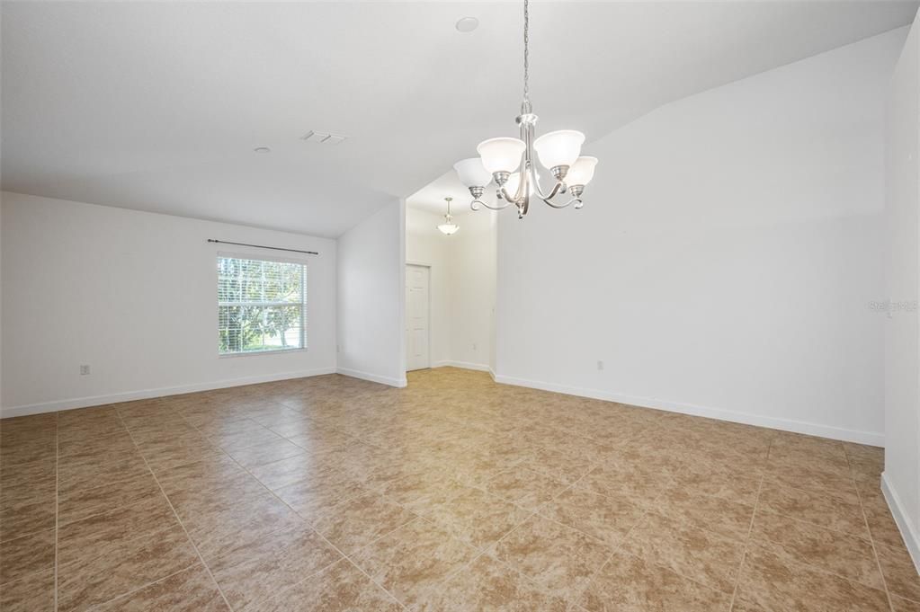 Chandelier, Empty room, Interior