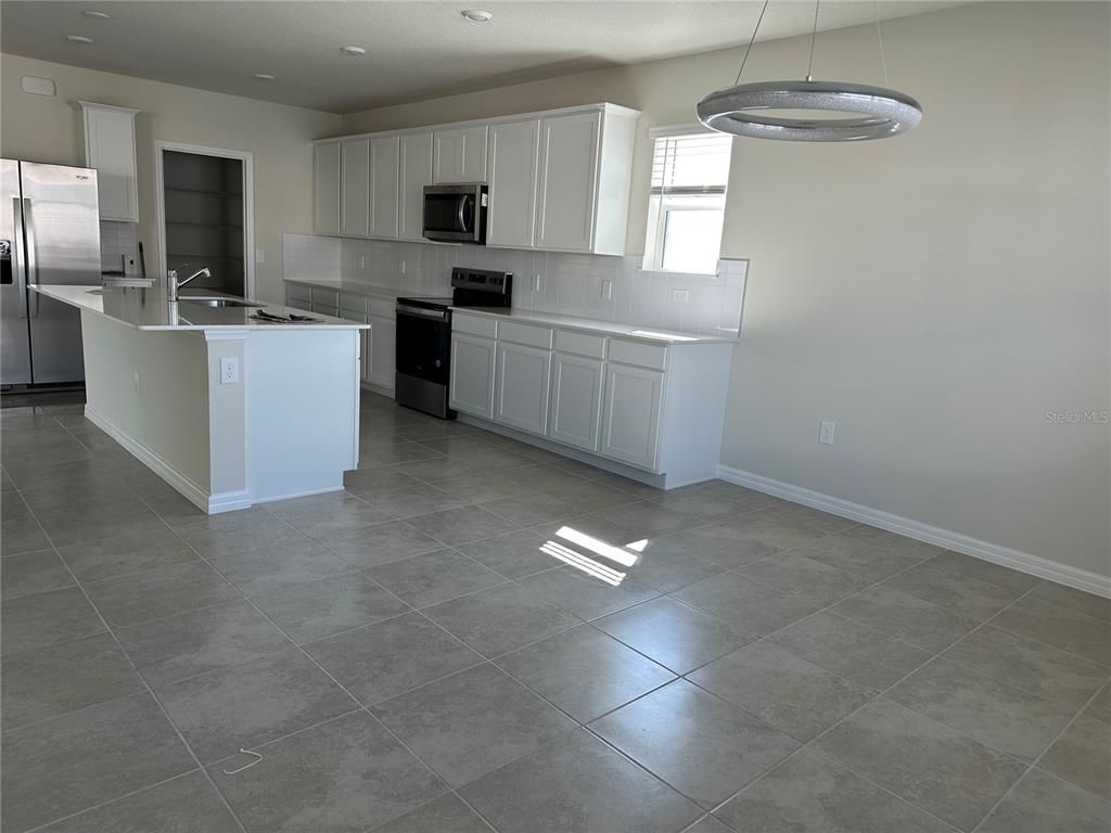 Interior, Kitchen, Pendant Lights, Recessed Lighting