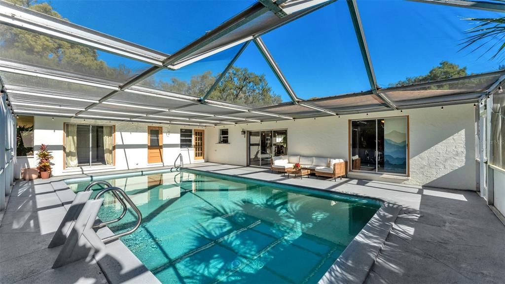 Glass Ceilings, Interior, Pool, Sun Room