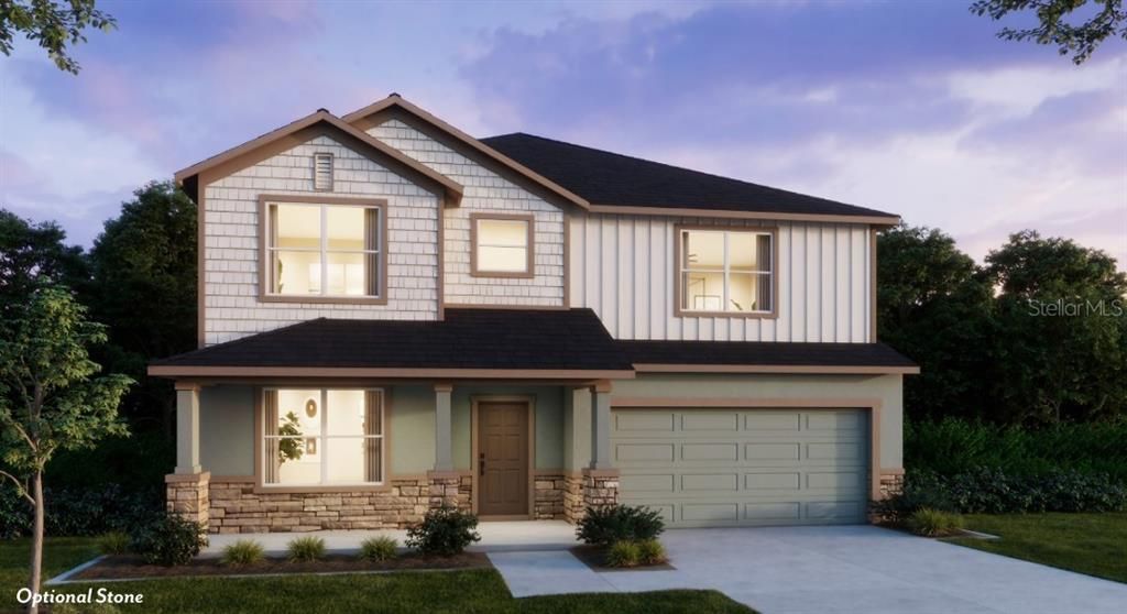 Attached, Exterior, Facade, Farmhouse