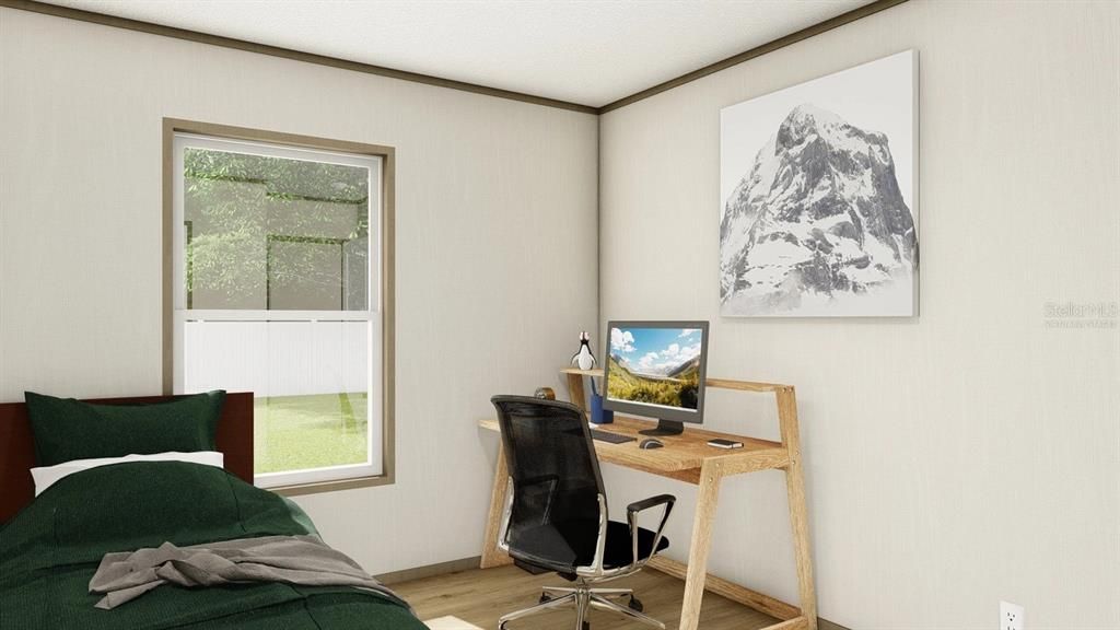 Home Office, Interior, Wood Texture Flooring