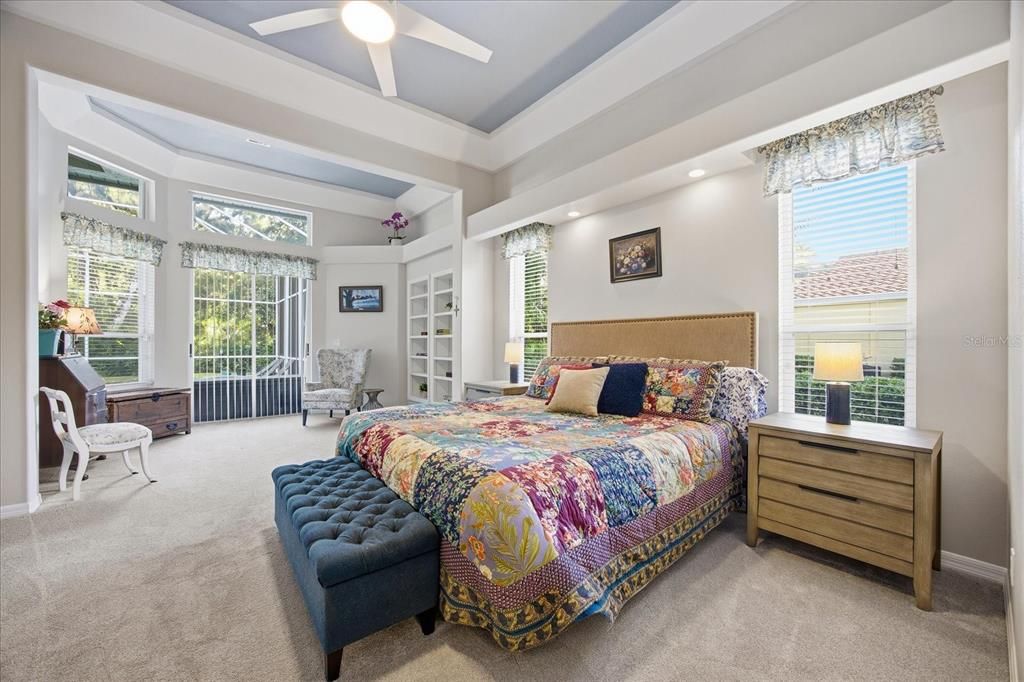 Bedroom, Interior, Recessed Lighting