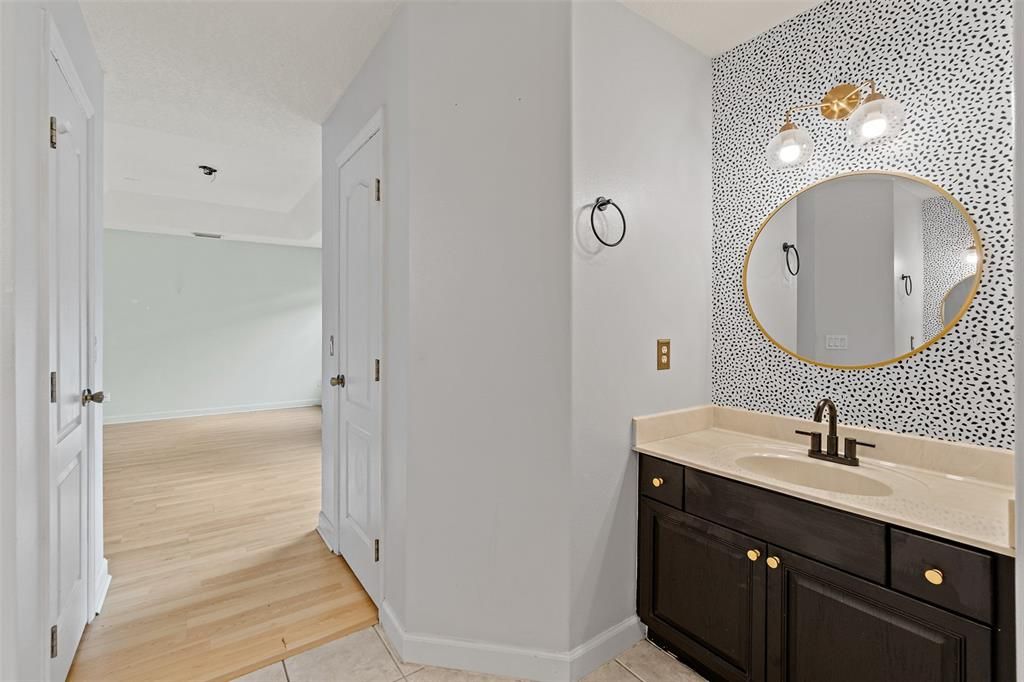 Bathroom, Interior, Wood Texture Flooring